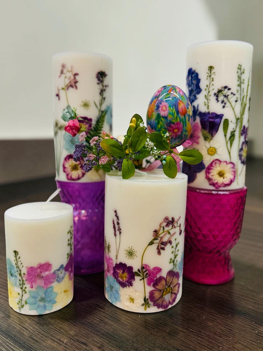 This is the complete set. All candles are sold separately. Please look by the size of candle. 